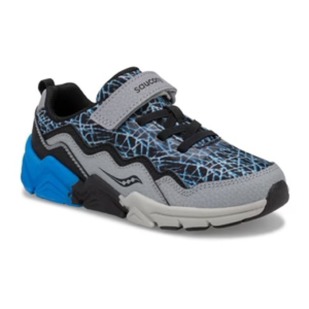 Saucony Flash A/C 2.0 Grey/Black/Blue Size 12.5W